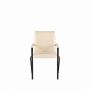 TIA-SPORT padded office/study chair with armrests, beige