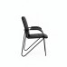 TIA-SPORT padded office/study chair with armrests, black
