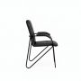 TIA-SPORT padded office/study chair with armrests, black