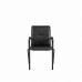 TIA-SPORT padded office/study chair with armrests, black