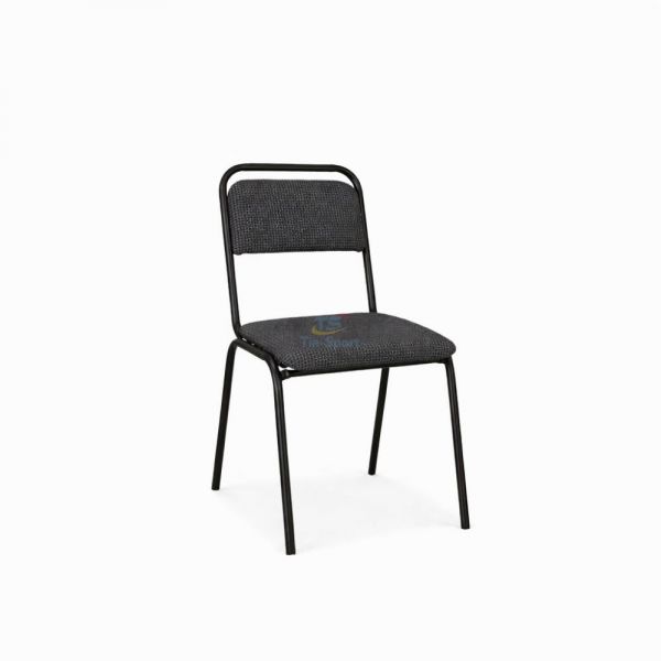 TIA-SPORT padded office/study chair, graphite, stackable