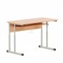 TIA-SPORT adjustable two-seat student desk with shelf, growth group 4-6