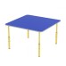 Square Children's Table, Adjustable for Height Groups No. 1–3