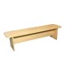 Children's Cloakroom Bench, Rounded Corners