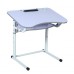 School Desk, Single Student Desk with Tilt Adjustment, Groups 3-6