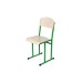 School skid-base chair on a square tube, size 6
