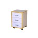 Teacher's Pedestal Cabinet with Drawers on Castors