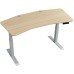 Electric Height-Adjustable Desk, Dual-Motor 2-Stage, Two Cable Grommets