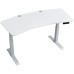 Electric Height-Adjustable Desk, Dual-Motor 2-Stage, Two Cable Grommets
