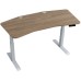 Electric Height-Adjustable Desk, Dual-Motor 2-Stage, Two Cable Grommets