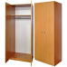 Wardrobe with Oval Hanging Rail, 496 mm Depth, 0637