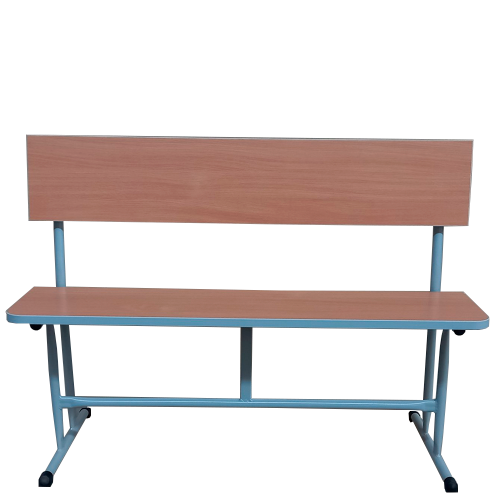 Bench with Backrest on a Steel Frame (Shelter-Suitable)