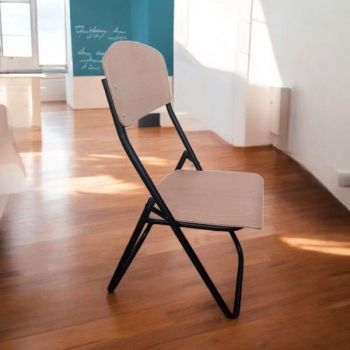 Folding Chair on Metal Frame (Shelter-Suitable)