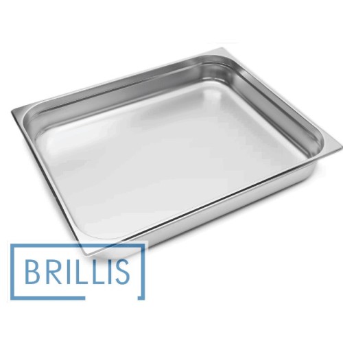 Гастроємність нержавіюча BRILLIS 821-4, GN 2/1 - 100 мм