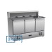 BRILLIS PS903 Refrigerated Pizza Table, 3 Doors