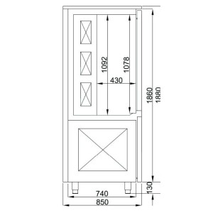 BRILLIS VBL15-R290 Blast Chiller-Freezer