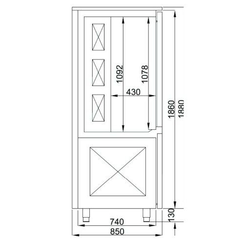 BRILLIS VBL15-R290 Blast Chiller-Freezer
