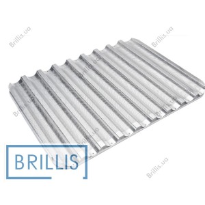 Багетний лист BRILLIS 800x600х25, алюмінієвий, 9 каналів