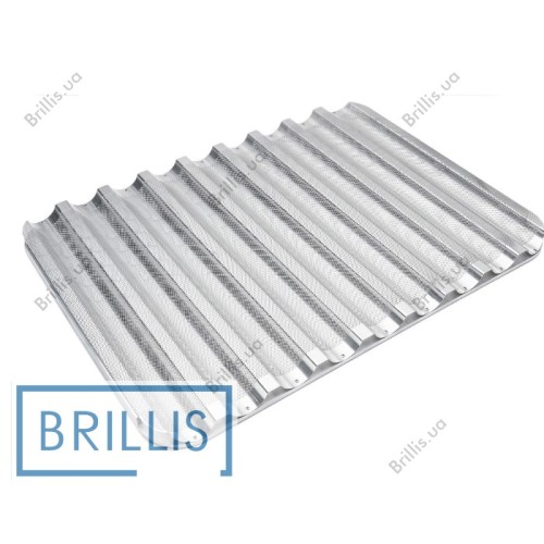 Багетний лист BRILLIS 800x600х25, алюмінієвий, 9 каналів