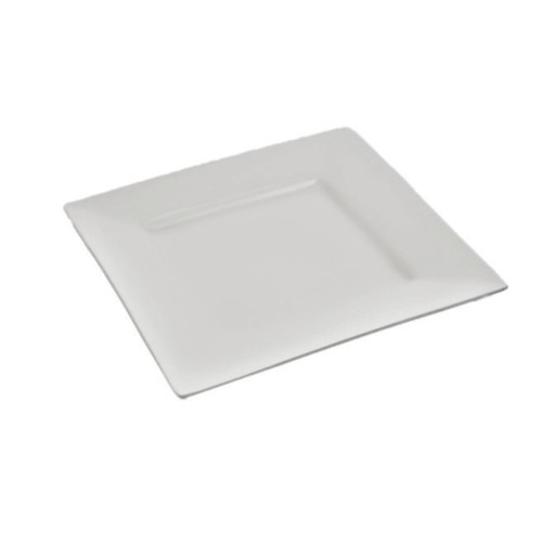 Біла квадратна тарілка з бортом Alt Porcelain F0018-8