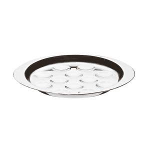 Блюдо для равликів Paderno 41687-06, Ø 18 см, на 6 отворів