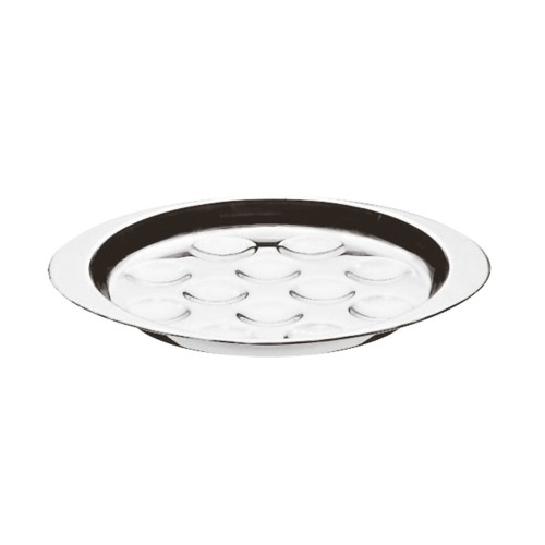 Блюдо для равликів Paderno 41687-06, Ø 18 см, на 6 отворів