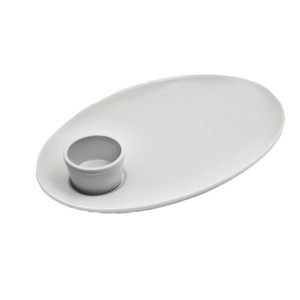 Блюдо для стейка з соусником Alt Porcelain F0715+F0716