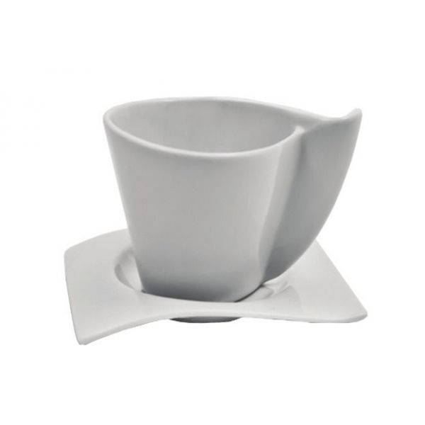 Чашка чайная с блюдцем F1190 + F1191 Alt Porcelain
