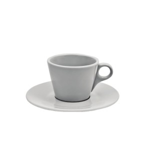 Чашка з блюдцем з фарфору Lavazza F2433 + F2434 Alt Porcelain