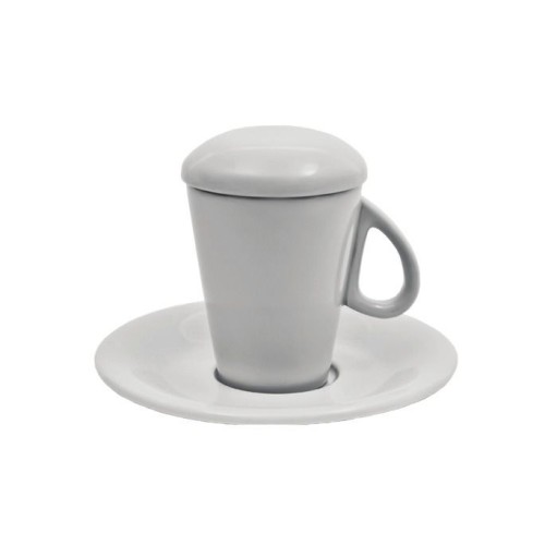 Чашка з кришкою і блюдцем порцелянові F2775 + F2776 Alt Porcelain