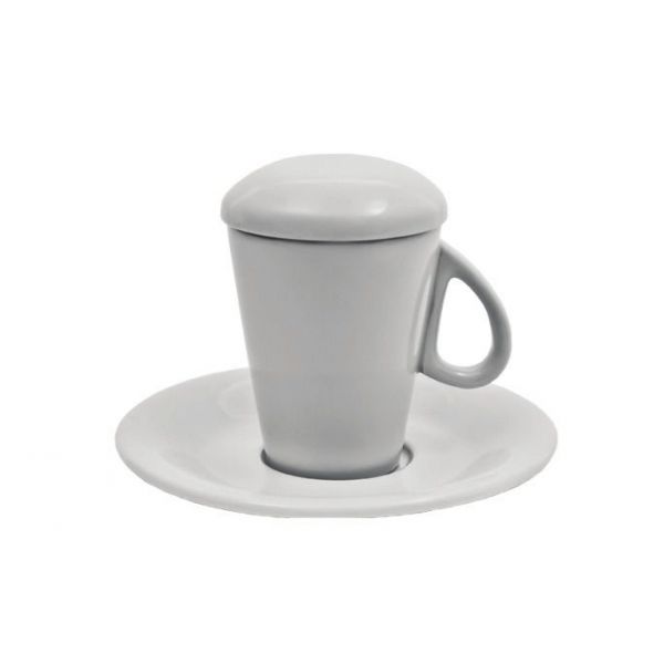 Чашка з кришкою, з блюдцем F2773 + F2774 Alt Porcelain