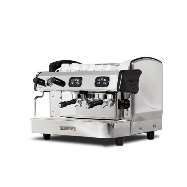 Двухпостовая эспрессо-кофемашина Crem International Zircon control 2Gr black