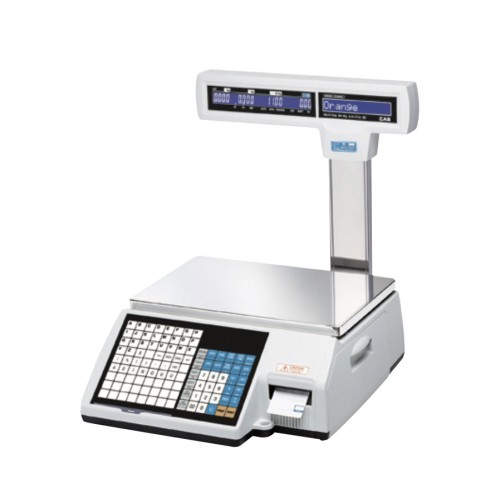 CAS CL5000J-IP/R Retail Scale, with Thermal Label Printing and Column