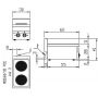 Электрическая плита Modular 60/30 PCE на 2 конфорки