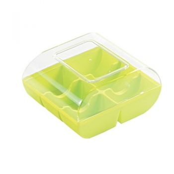 Fluo Green 6 Коробки для 6 макаронс Silikomart (90 шт. В упаковці)