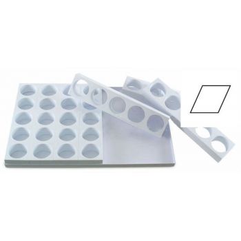 Форма для бісквіту ромб 35 шт Martellato MONOP.C06 (600х400 мм, d 65 мм, h 30 мм)