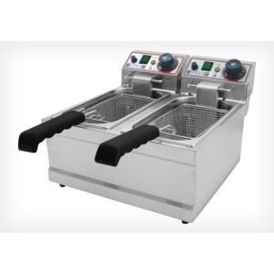 Beckers FB 4 + 4 Electric Deep Fryer