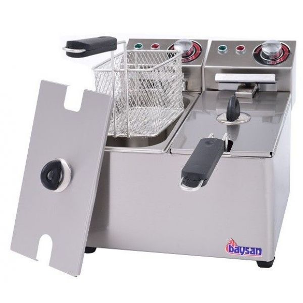 Фритюрниця двопостова Baysan Е31002 (2х3л)