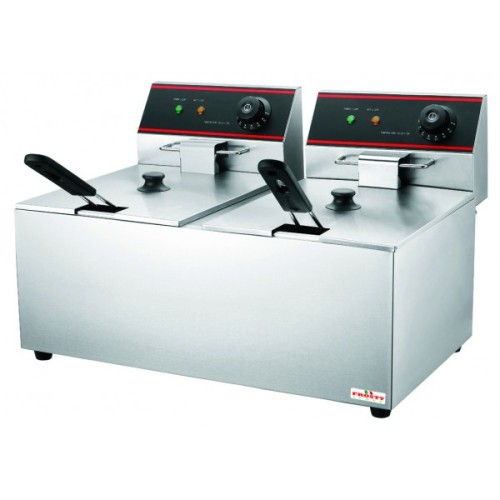 Frosty CKEF-2-6 Electric Fryer, 2x6 L