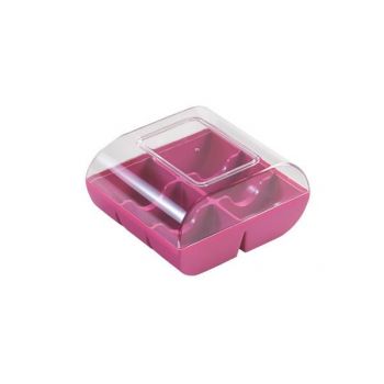Fuxia 6 Коробки для 6 макаронс Silikomart (90 шт. В упаковці)