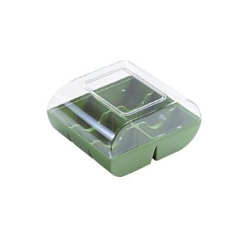 Green 6 Коробки для 6 макаронс Silikomart (90 шт. В упаковці)