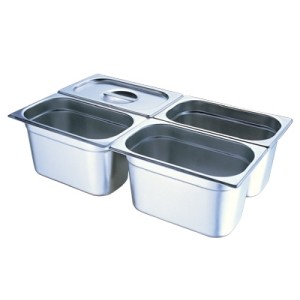 Altezoro 14040 GN1/4 Gastronorm Pan, 265×162×40 mm