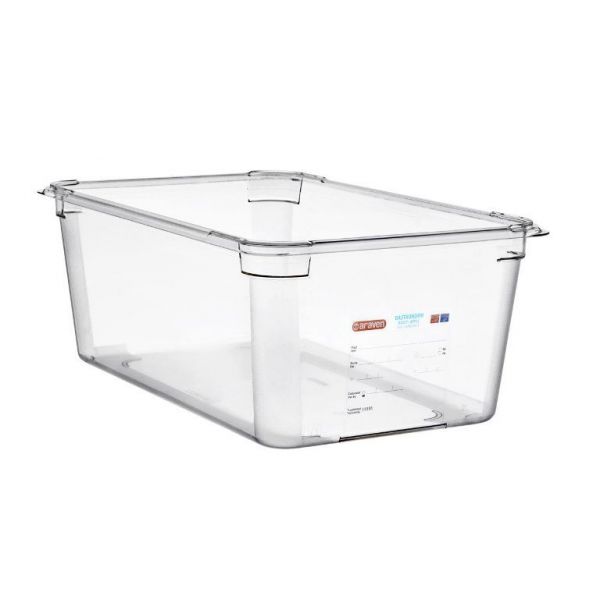 Гастроемкость из поликарбоната GN 1/1 Araven 09835 (530х325х200 мм)