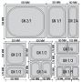 Гастроемкость из поликарбоната GN 1/2 Araven 09822 (325х265х100 мм)