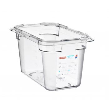 Гастроемкость из поликарбоната GN 1/4 Araven 09818 (265х162х150 мм)