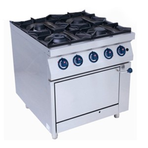 Плита газова Kogast PS-T47/1, 4 конфорки з духовкою