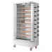 Газовый гриль-ротисьер для кур GGM Gastro GHGE48, 8 шампуров до 48 тушек