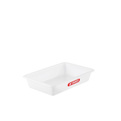Araven 01130 Flat Food Storage Container, 3 L (No Lid)