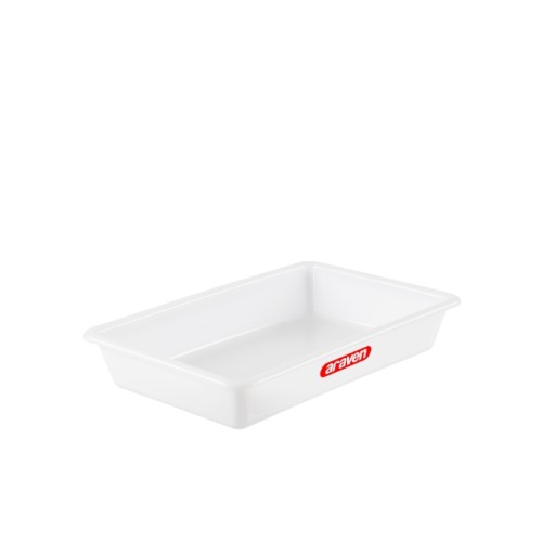 Araven 01131 Flat Food Storage Container, 5 L (No Lid)