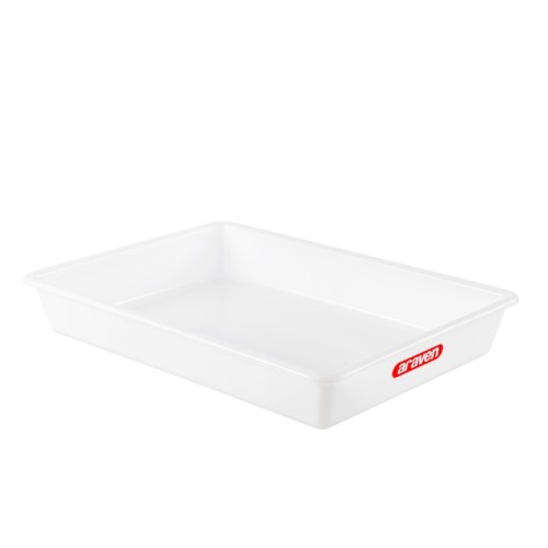 Araven 01133 Flat Food Storage Container without Lid, 10 L (540×385×80 mm)